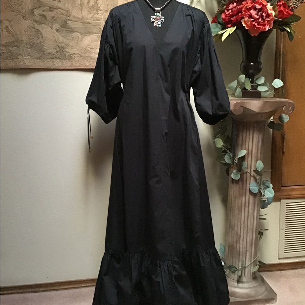 Rodebjer Elegant Black Maxi Dress